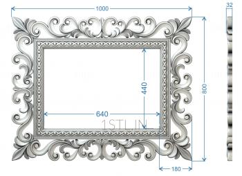 Mirrors and frames (RM_0850) 3D model for CNC machine